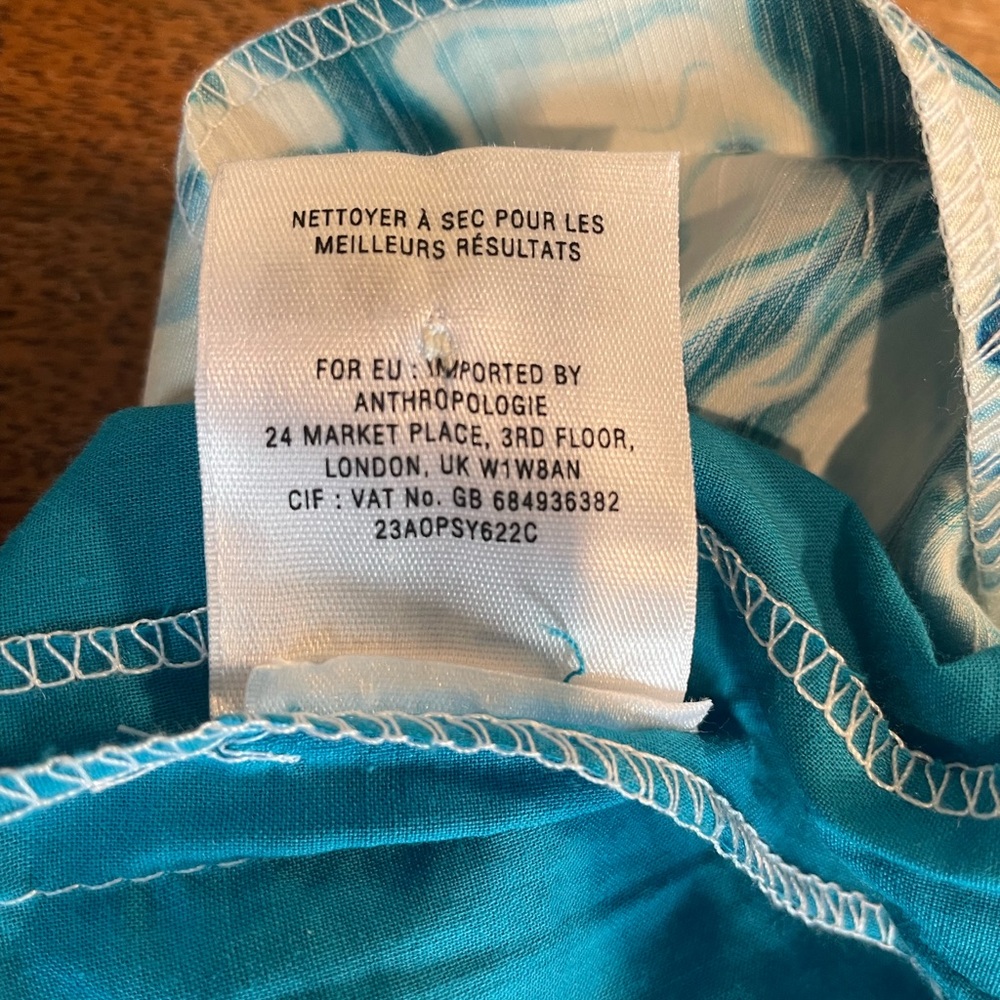 Anthropologie Maeve silk cotton blend dress, size 6 EUC - Picture 8 of 11